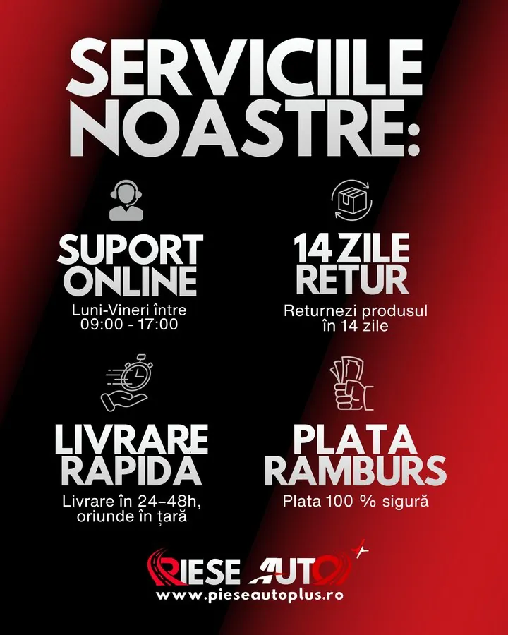 Piese Auto — Support, Livrare, Plata ramburs